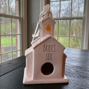 Rae Dunn Pink Bride's Side - Wedding Decor, Side Marker